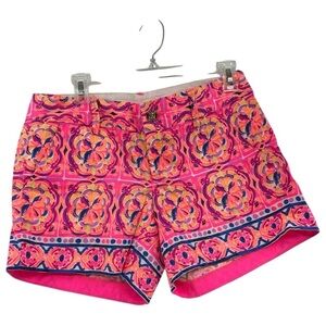 Lilly Pulitzer Shorts Lilly Pulitzer Callahan Cotton Shorts In Pink Fusion 5”